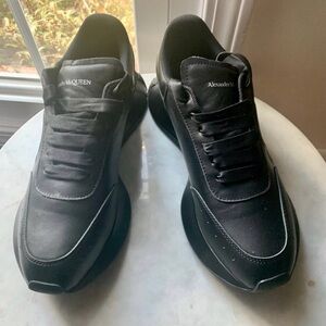 Alexander McQueen Men's Black Sneakers size 12